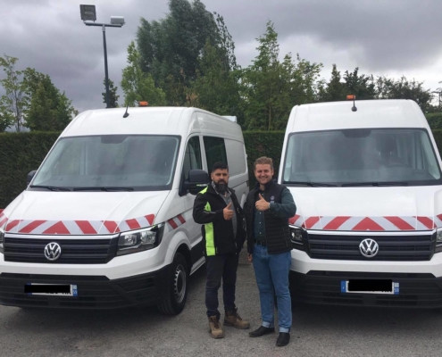 Les deux crafter van Volkswagen